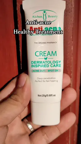 If you have Acne or Pimples try this Anti-acne Cream🫶.  Clik the yellow basket for orders❤️  #antiacne  #acnetreatment  #pimpleremover  #acnepimplesremoval  #aichunbeauty  #fyp 
