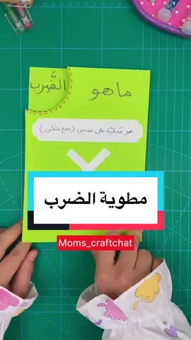 مطوية الضرب للصف الثالث الابتدائي لا تنسوا اخواننا 🍉 من  دعائكم  #مطوية #رياضيات #مطويات #مطوية_رياضيات #الصف_الثالث_ابتدائي  #الضرب 