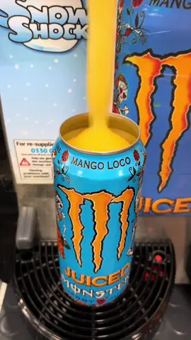 Monster Mango Loco Slushies! On all week! #monsterenergy #monstermangoloco #mangoloco #monsterslushie #energydrink #slushie #golocalsandiacre 