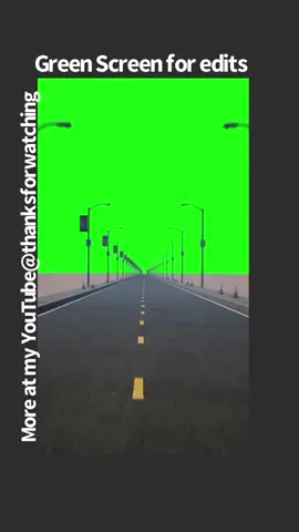 How does a road greet other roads? Answer in the comments. #greenscreeneffect #greenscreenroad #overlay 