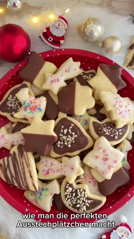 Ausstechplätzchen wie bei Oma 🎅🏼🎄 Das perfekte Plätzchen Rezept 👌🏼⭐️ Zutaten für 3-4 Bleche Teig: 2 Eier 250 g kalte Butter 250 g Puderzucker 550 g Mehl 2 Pck. Vanillezucker Zuckerguss (reicht für ca. die Hälfte der Plätzchen): 8 EL Puderzucker Saft einer Zitrone falls der Guss zu zäh bleibt: 1-2 EL Wasser hinzugeben Außerdem z.B.:  Zerlassene Schokolade Zuckerstreusel  Gehackte Nüsse 170 Grad Ober- und Unterhitze (vorgeheizt) ca. 10 Minuten backen. Sie müssen hell bleiben.  #plätzchen #ausstechplätzchen #plätzchenrezept #weihnachten #weihnachtsrezepte #cookbakery 