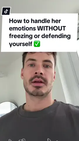This is the secret key 🔑 that all women crave but most men are never taught  It has to do with how to HOLD her emotions without freezing or defending yourself  And when you get it right, it will make your relationship 10x better  #relationshiptipsformen #emotionalintelligence #intimacy #masculineenergy 