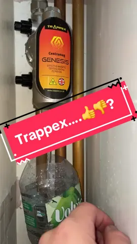 Has anyone fit a trappex central heating filter and what do you think ive tested this magnetic filter on my own boiler to see how it performs #plumber #plumbing 