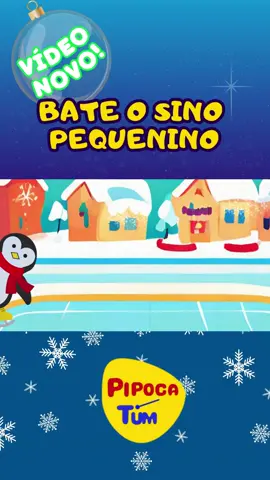 O Natal chegando e a turminha  da Pipoca Tum está super animada com esta data especial! Tem vídeo novo com a música Bate o Sino Pequenino(Instrumental)!  #musicadenatal #jinglebells #desenhoinfantil #família #educaçãoinfantil 