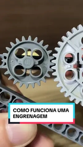É assim que uma engrenagem funciona! #AprendaNoTikTok #mecanica #engenharia 