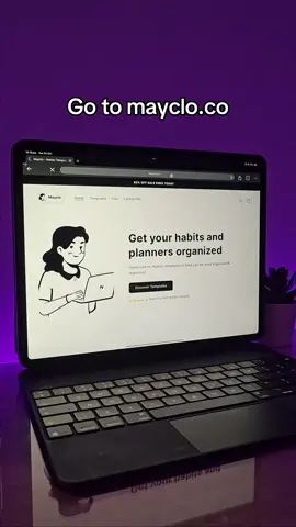 Get unstuck with our productivity planner ✨  My notion templates are found at mayclo.co and my link in bio ♥️ #notion #notionapp #productivityplanner #notiontips #productivitysystem #notiontok #aestheticnotion #habittracker #notionweeklyplanner 