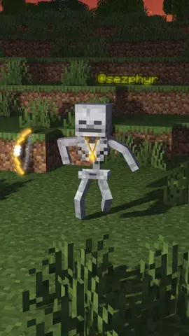 Minecraft Skeleton with MOVES! #minecraft #fyp #dancing #minecraftmemes