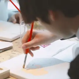#HUENINGKAI paintingkai 🎨                          definately a painting!! (daily hueningkai 112723)                                                                #txt #txt_bighit_official #moa #fyp #kpop 
