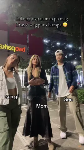 Sabi na wag pinipilit mag dance ang Lola eh… bahala kayo dyan 🤣 #over50woman #momandkids #funnydancemove 