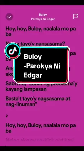 Buloy #parokyaniedgar #musiclyrics #marklyricss #lyrics_songs #fypシ゚viral #trending #fypシ  #spotify 