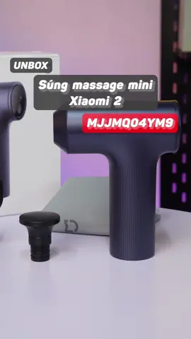 Unbox Súng massage mini Xiaomi 2 MJJMQ04YM #chiemtai #unbox #maymassagecamtay #maymassagemini #xuhuong #viral #thanhcongnghe 