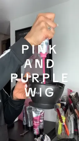 Have you ever tried this secret? #wig #pinkwig #purplewig 