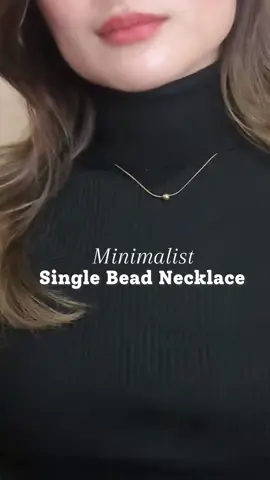 Simple but elegant looking talaga itong minimalist single bead necklace 😍 DITO MABIBILI➡️➡️ @🧿🪬Roselle Online Shop🪬🧿 ⬅️⬅️ Expensive looking ka na for less than 150 pesos!  #necklace #minimalistnecklace #singlebeadnecklace #jewelry #asterismph