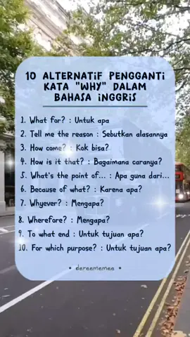 Sering banget kalo mau nanyain alasan ke orang-orang sering bilang 