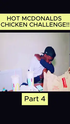 HOT MCDONALDS CHICKEN CHALLENGE!! (SECRET MENU ITEM) P4