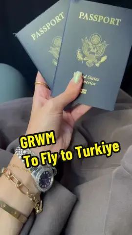 GRWM | Flying to Istanbul 🇹🇷 #GoIstanbul #GoTürkiye #IstanbulIsTheNewCool #fyp @Go Türkiye 