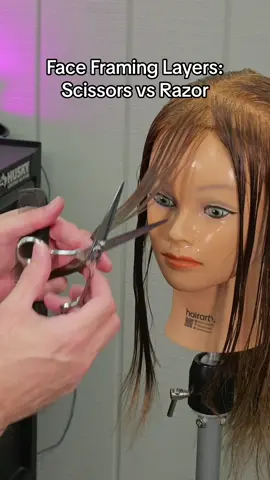 Tap the link in bio to view the full FREE tutorial! Face framing layers hair are one way to soften or accentuate your clients features and can be cut using scissors or a razor depending on the look you want to create. Our latest FREE tutorial in the JATAI Academy demonstrates how using scissors creates a solid and defined look, while using a Feather Styling Razor creates a softer more textured effect. Whether you prefer a sleek and polished finish or a breezy, natural vibe, you’ll learn how to utilize both techniques to discover the look that suits your clients preferred style and enhances their unique features. #jataifeather #jataiacademy #educationconnect #haireducation #freehaireducation #hairtutorial #haircuttingtutorial #razorcuttutorial #fringe #curtainbangs #razorspecialist #razorcut #crafthairdresser #layers #layeredhair #layering 