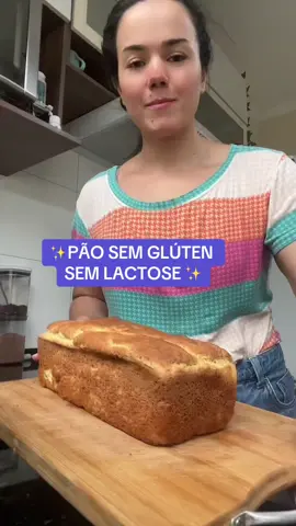 Pão sem glúten e sem lactose ✨ tem receita tbm la na rede vizinha Pão sem glúten e sem lactose 🍞🍞 - 165g de polvilho doce  -165g de farinha de arroz  - 1 colher de café de sal  - 1 sachê 10g de fermento biológico p pão  - 2 colheres de açúcar  - 4 ovos  - chia e linhaça 3colheres de cada  - 150ml de água morna  - 2 colheres de azeite  - 1 colher de café de goma xantana  #paosemgluten #paosemlactose #receitafit #receitafitness #emagrecimento #meuemagrecimento #emagrecimento #saudavel 