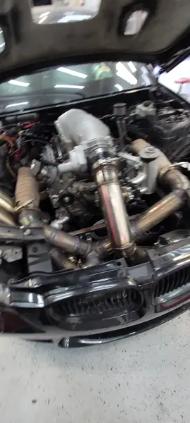 bmw lsx turbo 1000 whp crazy monster on the street idle video #bmw #lsswap #lsturbo #lsx 