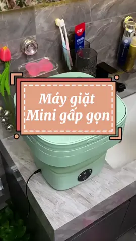 Máy giặt mini gấp gọn, máy giặt đồ lót, tất vớ, giặt đồ cho bé dung tích 6L tự vắt khô khử khuẩn bằng công nghệ mới#dogiadungthongminh #giadungthongminh #giadungtienich #trending #xuhuong #thinhhanh #maygiatmini #maygiatthongminh #maygiat 
