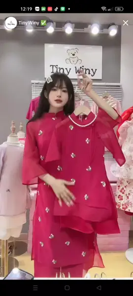 #áo AD47  Áo dài TUỆ AN cách tân h