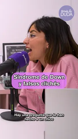 Estos son ALGUNOS de los FALSOS CLICHÉS que hay alrededor de las personas con SÍNDROME DE DOWN, según nos cuentan Oriol y Rosa, dos personas que tienen este diagnóstico. Tenéis la entrevista completa en mi canal :) #fyp #síndromededown #downsyndrome #curiosodades #podcast
