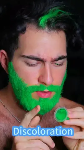 How many times did the man's beard change color?#magician#witchcraft