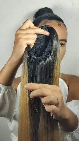 rabo de cavalo ombre por -R$20,00 no ali express 🏷️ 🔗 LINK NOS DESTAQUES da rede ao lado 🔗🏷️