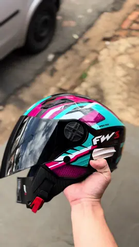 🩵FW3 X open Up💗 #azul #foryoupage #fy #viral #grau #fw3 #fyp #helmet #fumê #amcapaceteseacessorios #capacetefeminino #capacetemasculino #moto 