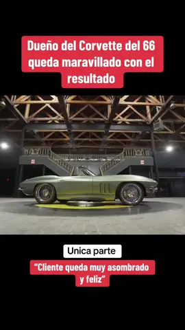 Corvette del 66 es modificado a la perfección #corvette #coches #autos #foryou #fyp 