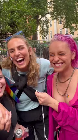 this one goes out to the bi and pan girlies we love you, we see you, we are you hehehe #londonpride #whatdoyoucallit #wlw #pansexual #bisexual 