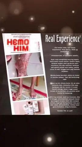 Jaga kondisi imun kita dan orang2 terkasih kita, dengan Hemohim. 😍 Jangan biarkan imun tubuh kita drop, sehingga tubuh kita bisa rentan terserang patogen2 (bakteri, virus, dll) yang bisa membawa dampak buruk bagi kesehatan bahkan nyawa kita dan orang2 terkasih. Hemohim sebagai IMMUNOMODULATOR, akan membantu menjaga kesehatan sistem imun kita. Bukan sekedar meningkatkan sistem kekebalan tubuh, namun memodulasi (menyeimbangkan) sistem kekebalan tubuh, sesuai yg dibutuhkan tubuh kita...🩵🙏