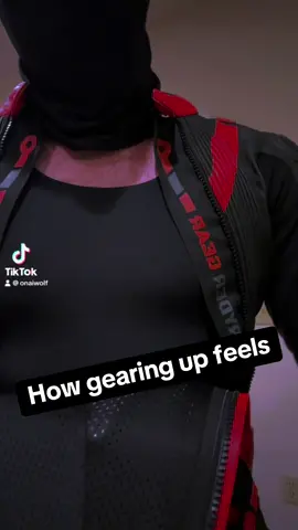 Gearing up is hard work ngl #fyp #biketok 