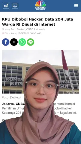 aduh coba ini? 🥱 #KPU  #dibobol #hacker #situs 