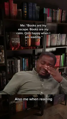 Reading is my escape and damn do I love to me WRECKED by a book. 🤣🤣🤣  #BookTokMemes #BookTok #booksthatmademecry #bookstagram #bookmemesarelife #bookish #bookworm #bookmemesdaily #readingmemes #readinghumor #bookhumor 