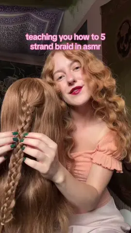 omg i love this braid people need to wear it more often  #braidtutorial #braidinghair #5strandbraid #asmr #hairasmr #hairplayasmr #whispering #doingyourhair