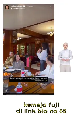 Fuji ketemu pak prabowo #fujian #fuji #prabowo #OOTD 