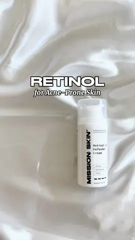 Retinol for acne-prone skin. One of the products that helps me with my acne problems. #retinol #retinolforacne #retinolforacneproneskin #dmdskinsciences #dmdretinol #missionskinretinol 