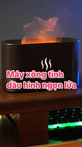 Máy khuếch tán tinh dầu phun sương hình ngọn lửa, phù hợp với không gian phòng ngủ, phòng khách #mayxongtinhdau #maykhuechtantinhdau #mayxongtinhdaungonlua #maykhuechtantinhdaucaocap #giadungtienich 