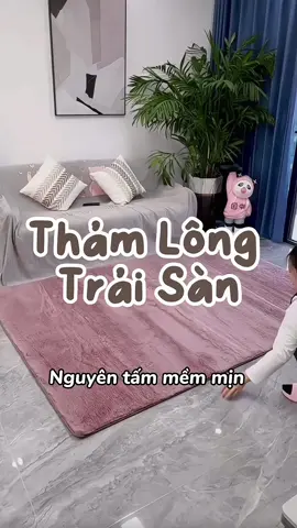 Thảm lông trải sàn nguyên tấm 1m6x2m mềm mịn ấm áp #giadung #giadungtienloi #thamlong #thamlongtraisan #thamlongdecor #thamlongtraisanphongngu #thamlongchuphinh #thamtraisan 