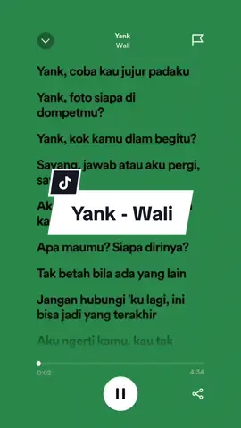 Yank - Wali #wali #yank #yankwali #waliband #yankwaliband #akutakmaubicarasebelumkauceritasemua #spotifylyrics #fulllyrics #4u #andnwn #fy #spotify #fulllirik 