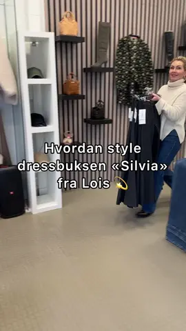 Bli med å style den bestselgene dressbuksen fra Lois 🤩 #fashiontiktok #modenamuztno #sarpsborg #loisjeansofficial #holzweiler 