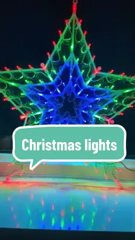 Christmas LED Star Light.  #christmaslights #lights  #christmasdecorations #xmasdecor #xmaslights #homechristmasdecor 