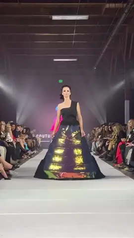 The “Fireworks” dress by Max Alexander 💥🔥🔥 This was his favorite design in his runway debut @Denver Fashion Week 🤩 Where would you wear this one?? 🤔  #runwayfashion #dressmaking #runwaydress #sewistsoftiktok 