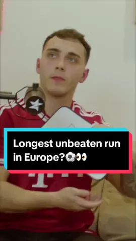 Did you get it?👀⚽️ #europeanclub #ballknowledge #footballtrivia #unbeatenrun #foryoupage #barcelona #bayernmunich #acmilan 