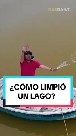 🇵🇪 En Perú, encontré a Marino, ¡un científico que creó una solución para limpiar un lago completo!  Latinoamérica tiene un potencial y talento enorme, ojalá hayan más personas como Marino en el mundo. #nasdaily #perú #contaminacionambiental #lago #titicaca #titicacaperú #sostenibilidadambiental #unminuto #1minuto #fyp #tiktokperu🇵🇪 #tiktoknews 