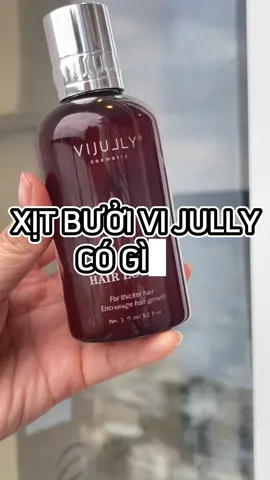 Xịt bưởi toàn thành phần xịn, mọc tóc siêuuu đã nha!! #vijully 