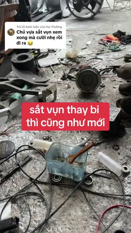 Trả lời @Hai Thường #quạtcụcnóng #tậndụng từ #sắtvụn nhưng #thayvòngbi mới vào thì cũng khác gì mới đâu bạn ơi, bọn tôi có nghề #cơkhí #điệnmáy #chếtạo thấy tiếc những chiếc #quạt #cụcnóng #điềuhoà nó còn quá tốt lấy về tân trang lại dựng lên quạt tạo phúc cho đời thì có gì là đáng cười đâu bạn  