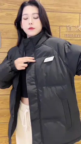 Áo Phao Béo dài tay  Nam Nữ - Logo CN túi chéo Unisex mới #aokhoac #tiktokshop #xyzbca #fashion 