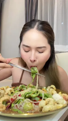 ตำงูเขียวเส้นเล็ก ใครอะบูละจี้ขนตาโป้ง #กิน #อร่อยไปกิน #ตําเส้นเล็ก #กินโชว์ #กินเก่ง #ชื่อบะหมี่🍜 #คลิปกิน 